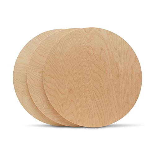 Unfinished Birch Wood Circles 16 inch 1/2 inch Thick Pack of 1 A869351