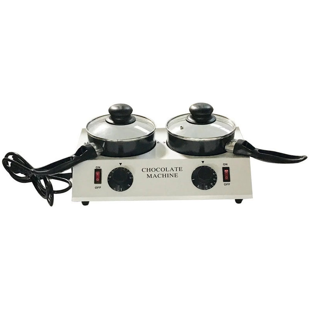 Double Cylinders Chocolate Tempering Melting Machine with 2 Pots R701