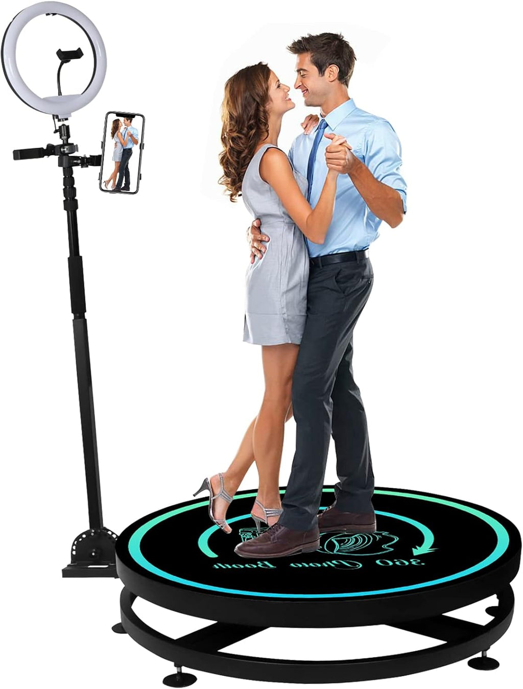 360 Photo Booth Machine with Ring Light Z34964