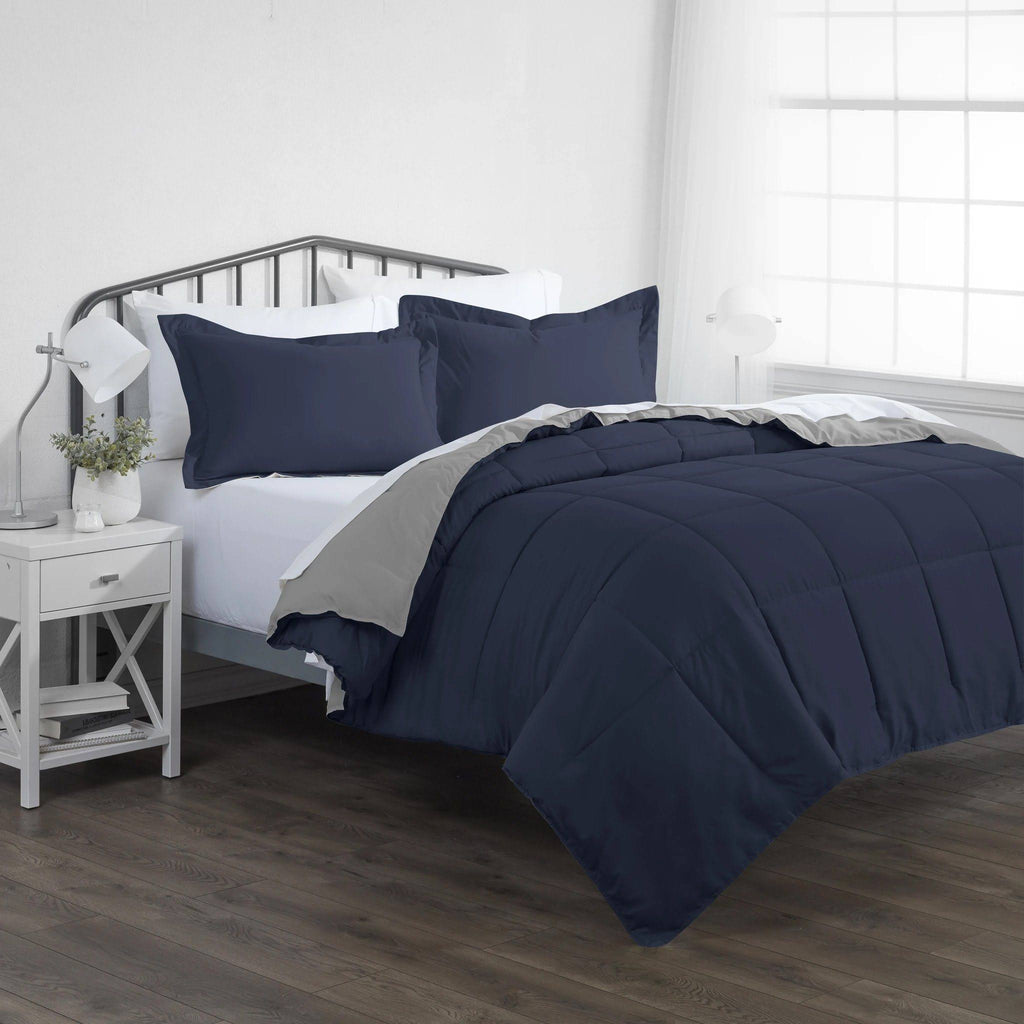 Reversible Down Alternative Comforter King Cal King Q24049