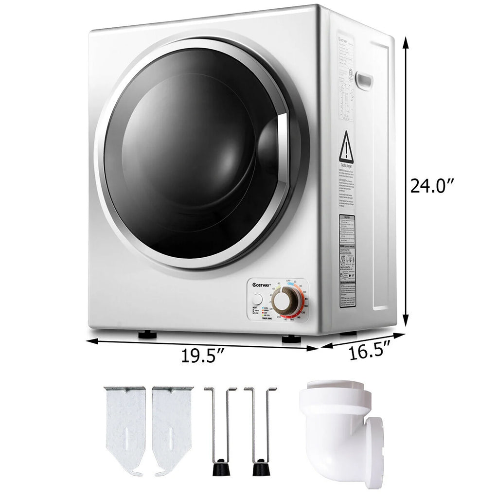 Compact Electric Cloth Dryer Stainless Steel Wall Mounted 1.5 cu.ft. M644