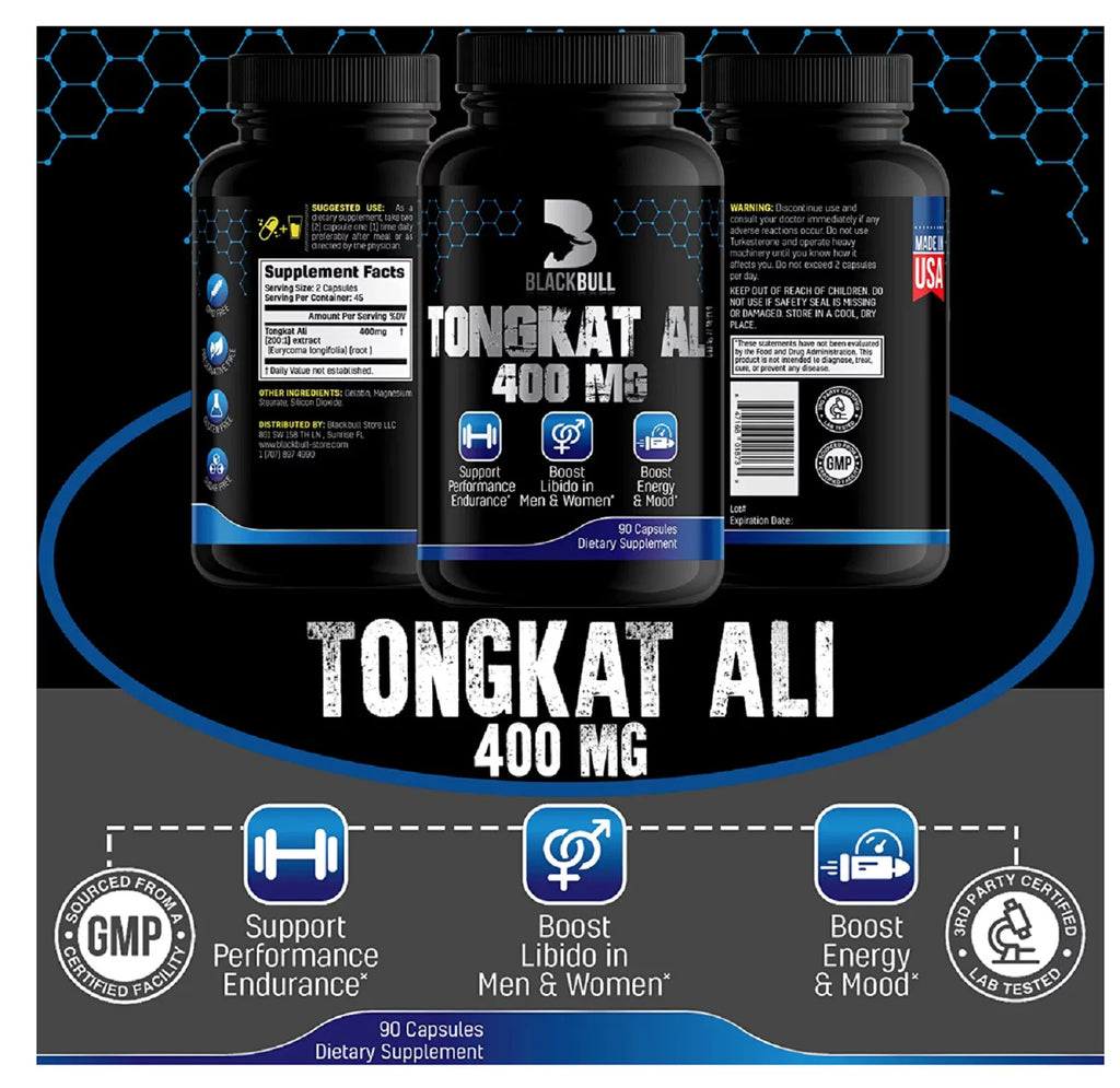 Tongkat Ali Extract 400 Mg 90 Capsules O87293