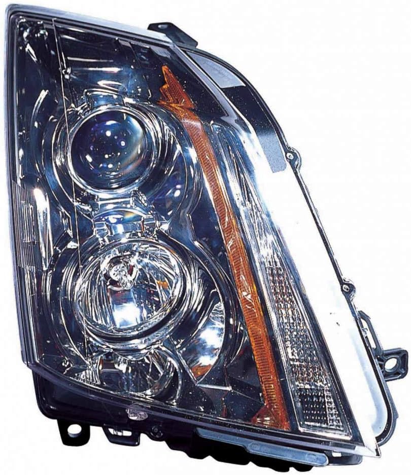 Headlight Assembly for Cadillac CTS Sedan 2008-2014 Driver Side Halogen U714