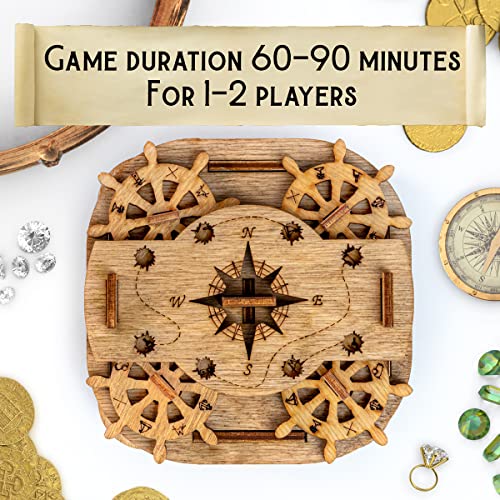 3D Wooden Puzzle Box I3373