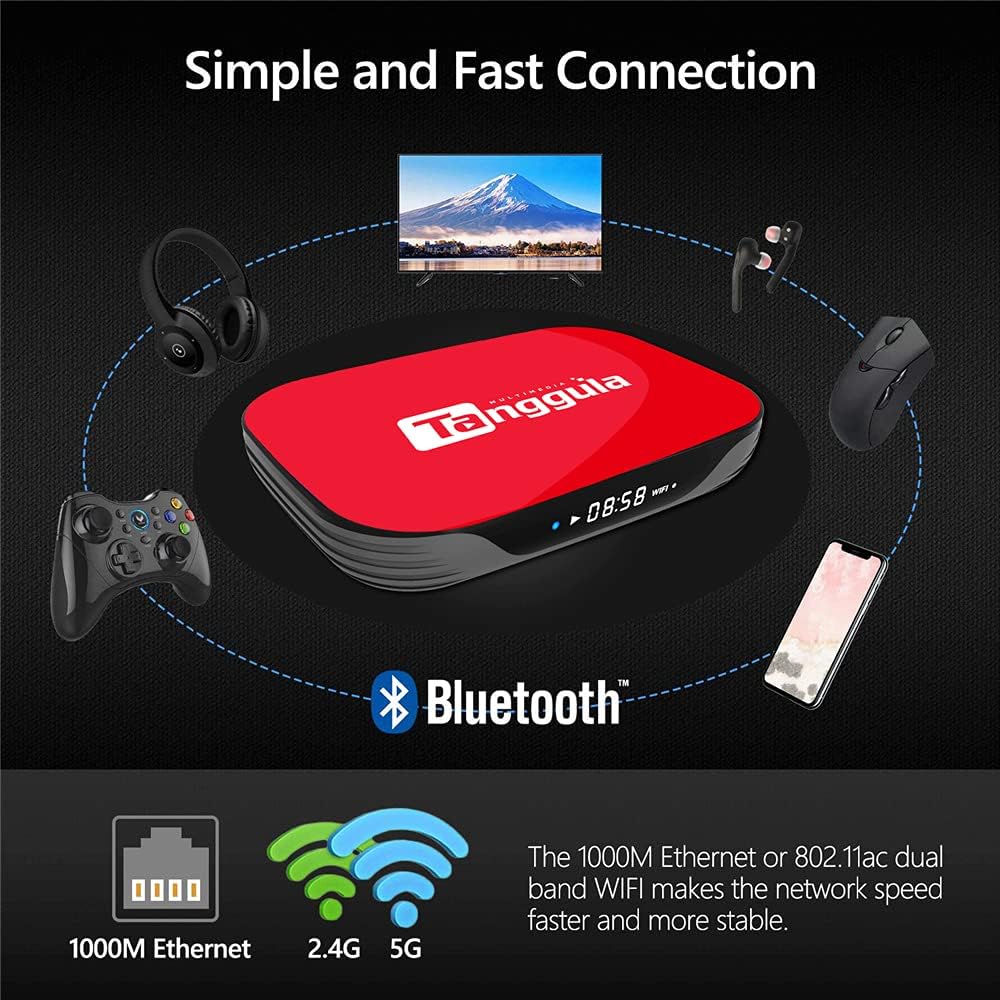 Android TV Box 4GB+128GB Media Player E9829