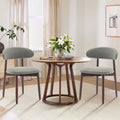 Green Fabric Upholstered Dining Chairs Set of 4 G464