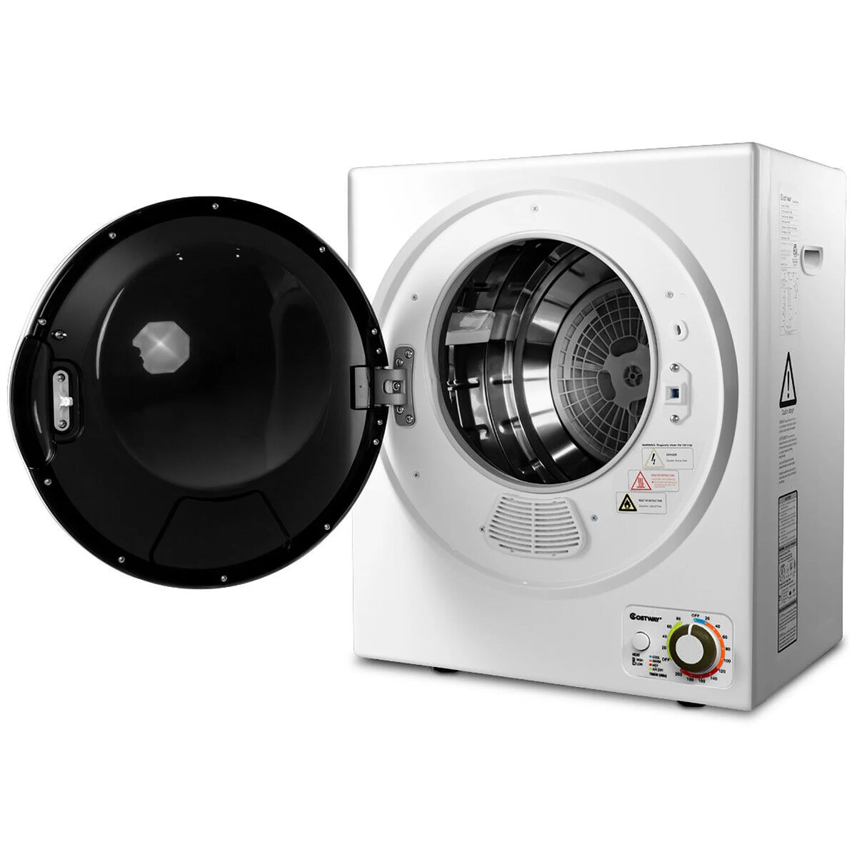 Compact Electric Cloth Dryer Stainless Steel Wall Mounted 1.5 cu.ft. M644