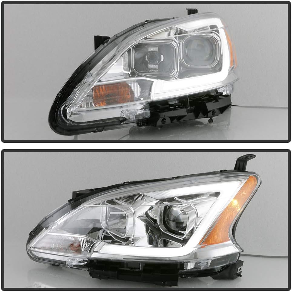Chrome Housing LED Projector Headlights Pair R522582