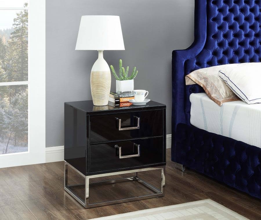 White Gold Nova Side Table A17667