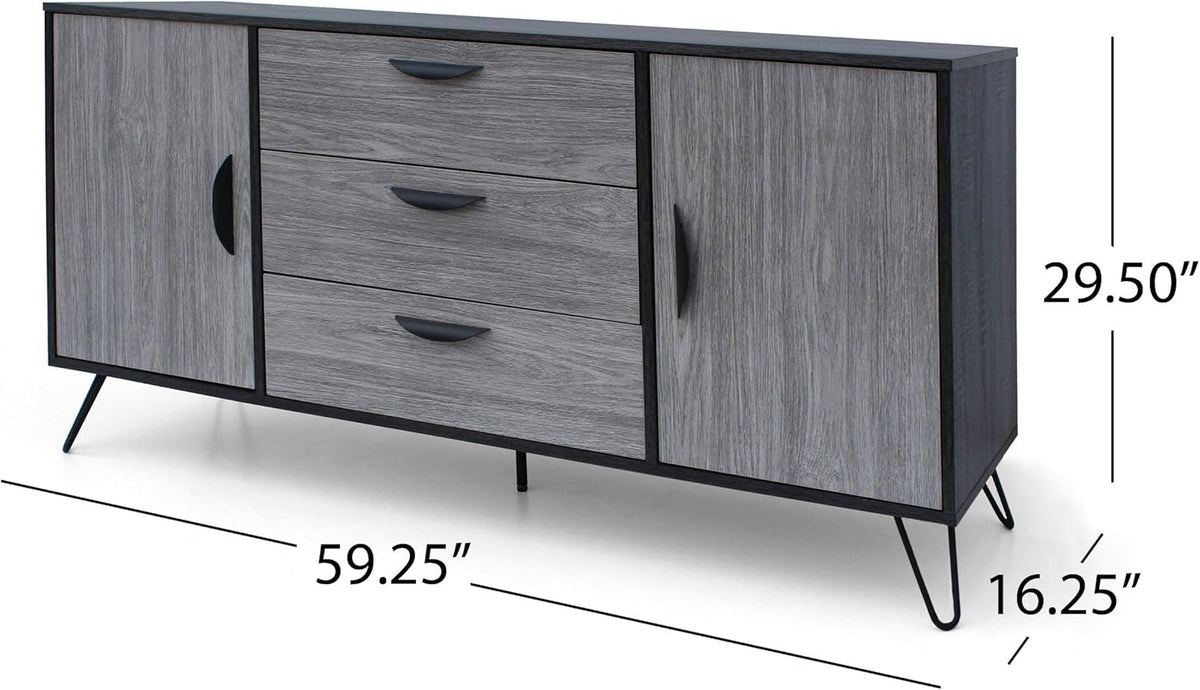 Grey Oak Cabinet T661893