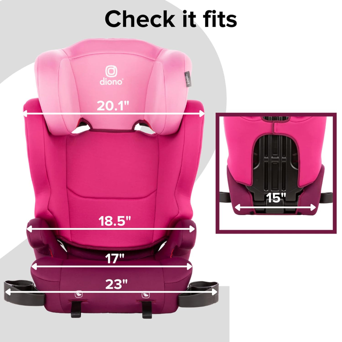 2-in-1 Belt Positioning Booster Seat D842190