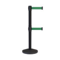 Dual Retractable Belt Barrier Post - 10 ft. Belt S858748