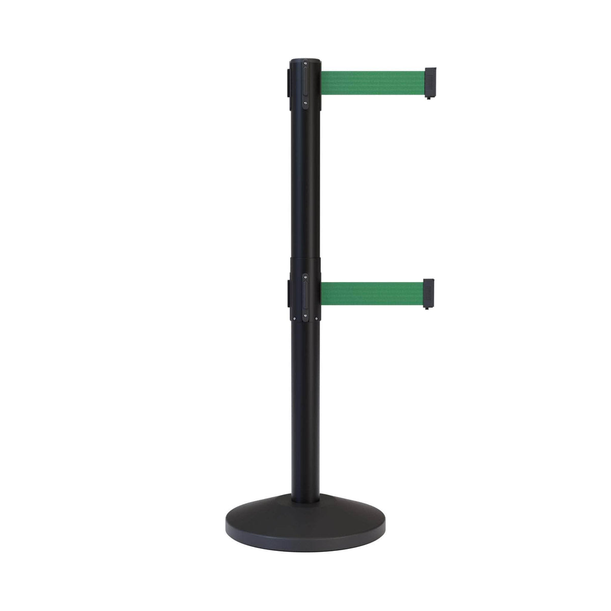 Dual Retractable Belt Barrier Post - 10 ft. Belt S858748