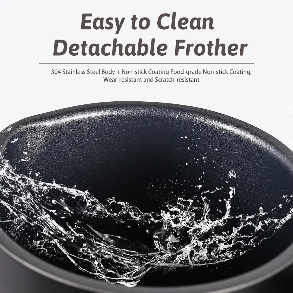 Electric Milk Frother Stainless Steel 4 in 1 400W 350ml E575