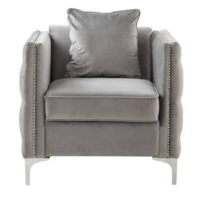Tufted Velvet Armchair X419694