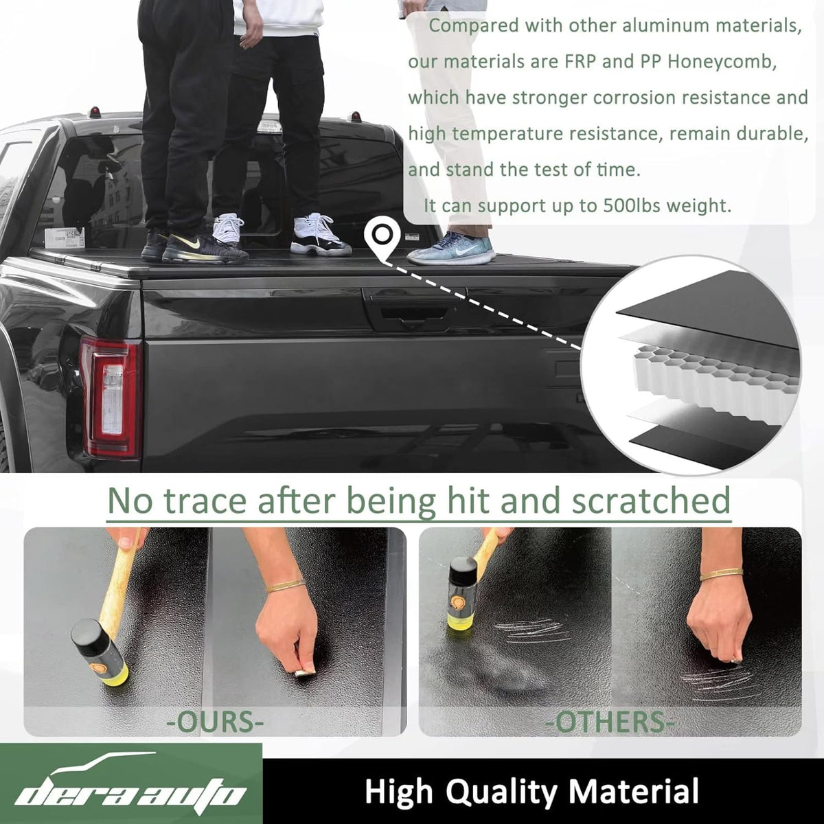 Hard Tri-Fold Truck Bed Tonneau Cover for 5.5ft Bed Q240992