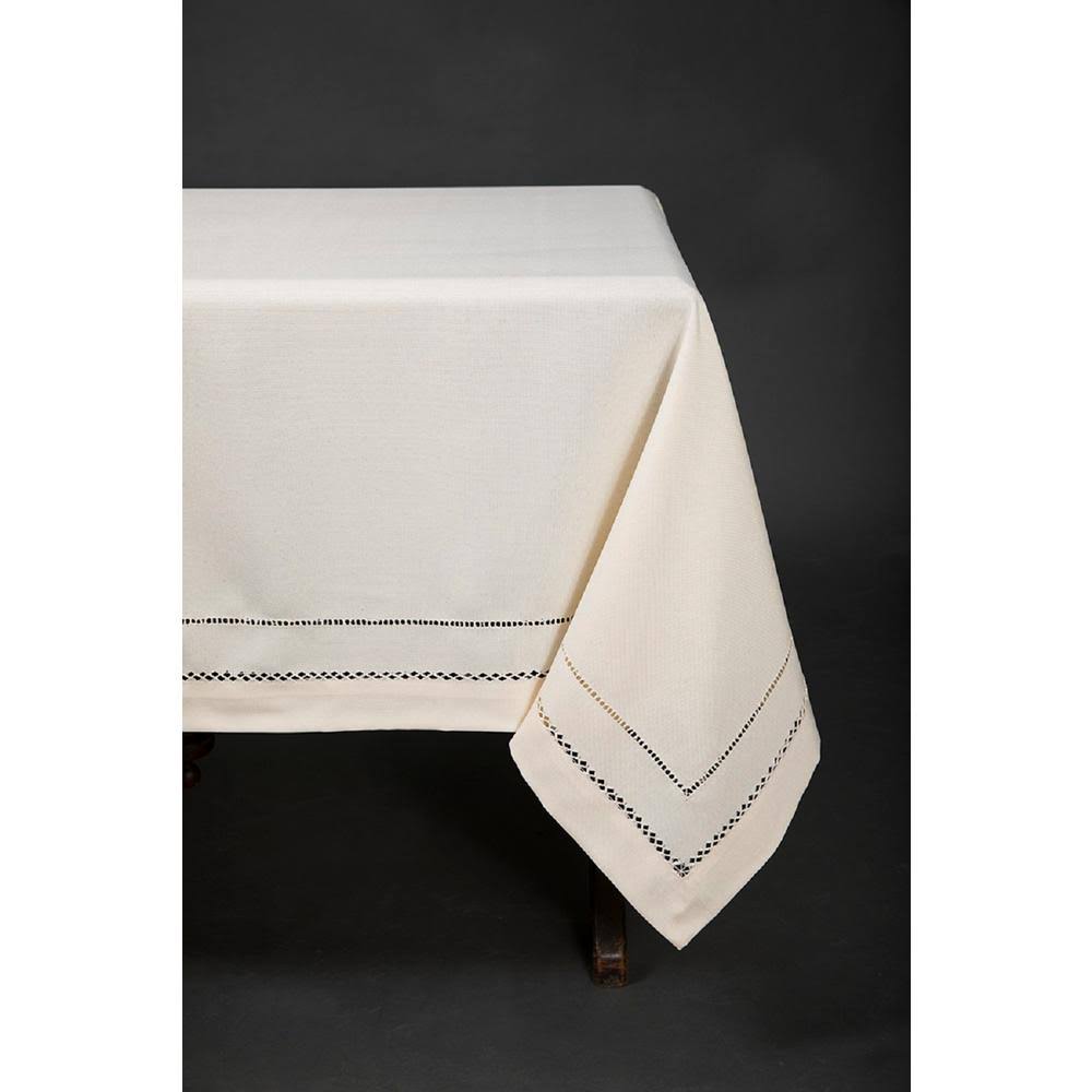 Double Hemstitch Easy Care Tablecloth E218