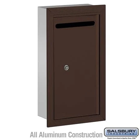Slim Recessed Aluminum Letter Box G54590
