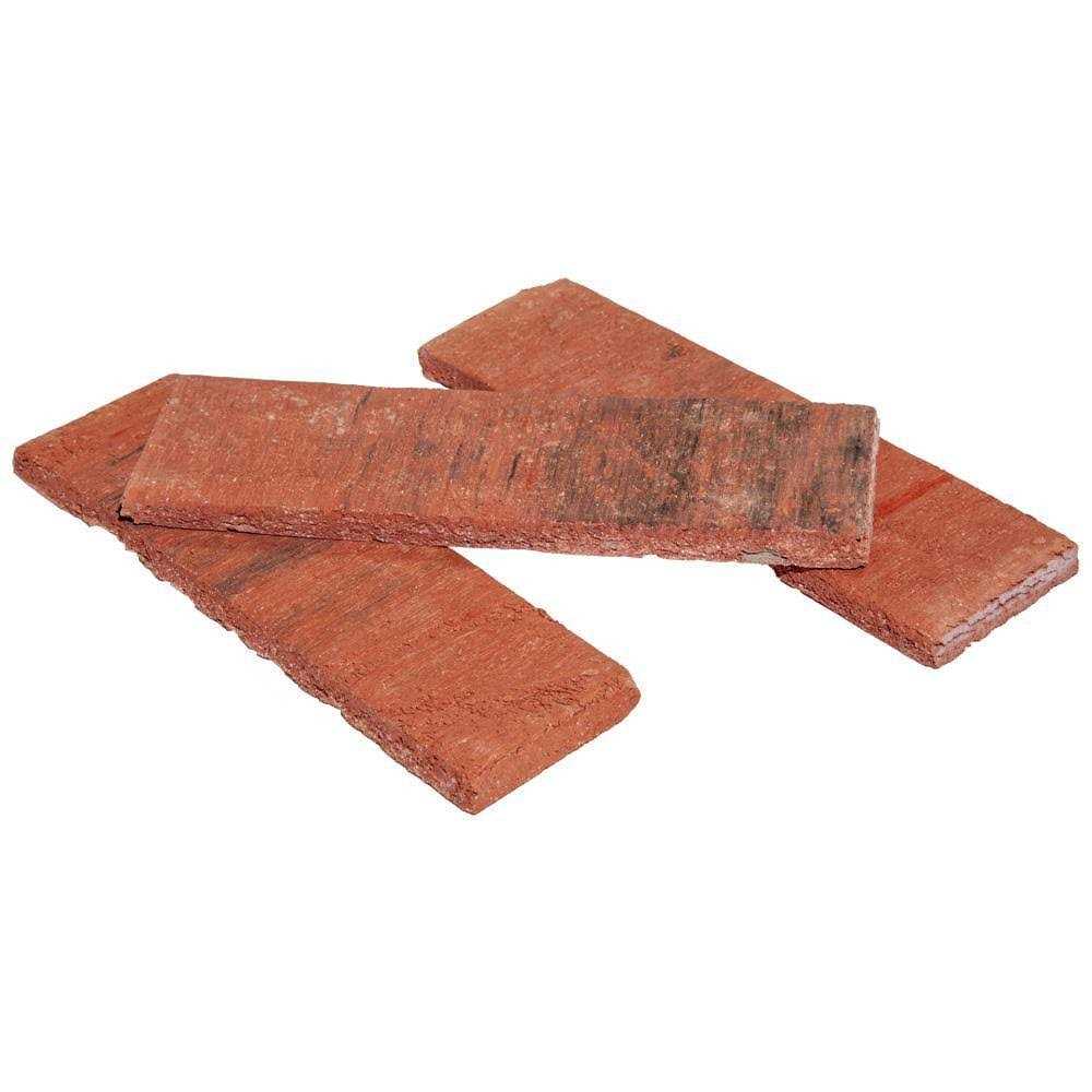 8 in. x 2.25 in. x 0.44 in. Concrete Red Thin Brick Veneer S17171