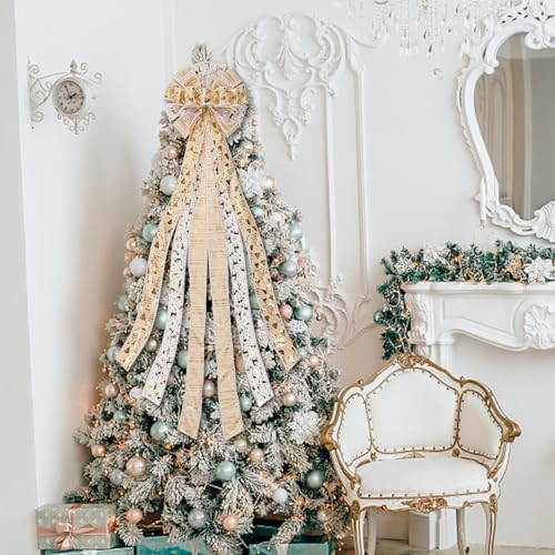 Artificial Christmas Tree Topper Bow U66194
