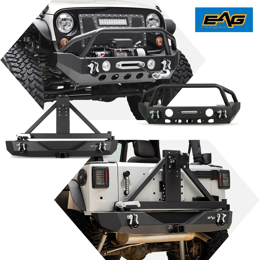 Front and Rear Bumper with Tire Carrier Combo T219495