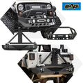 Front and Rear Bumper with Tire Carrier Combo T219495