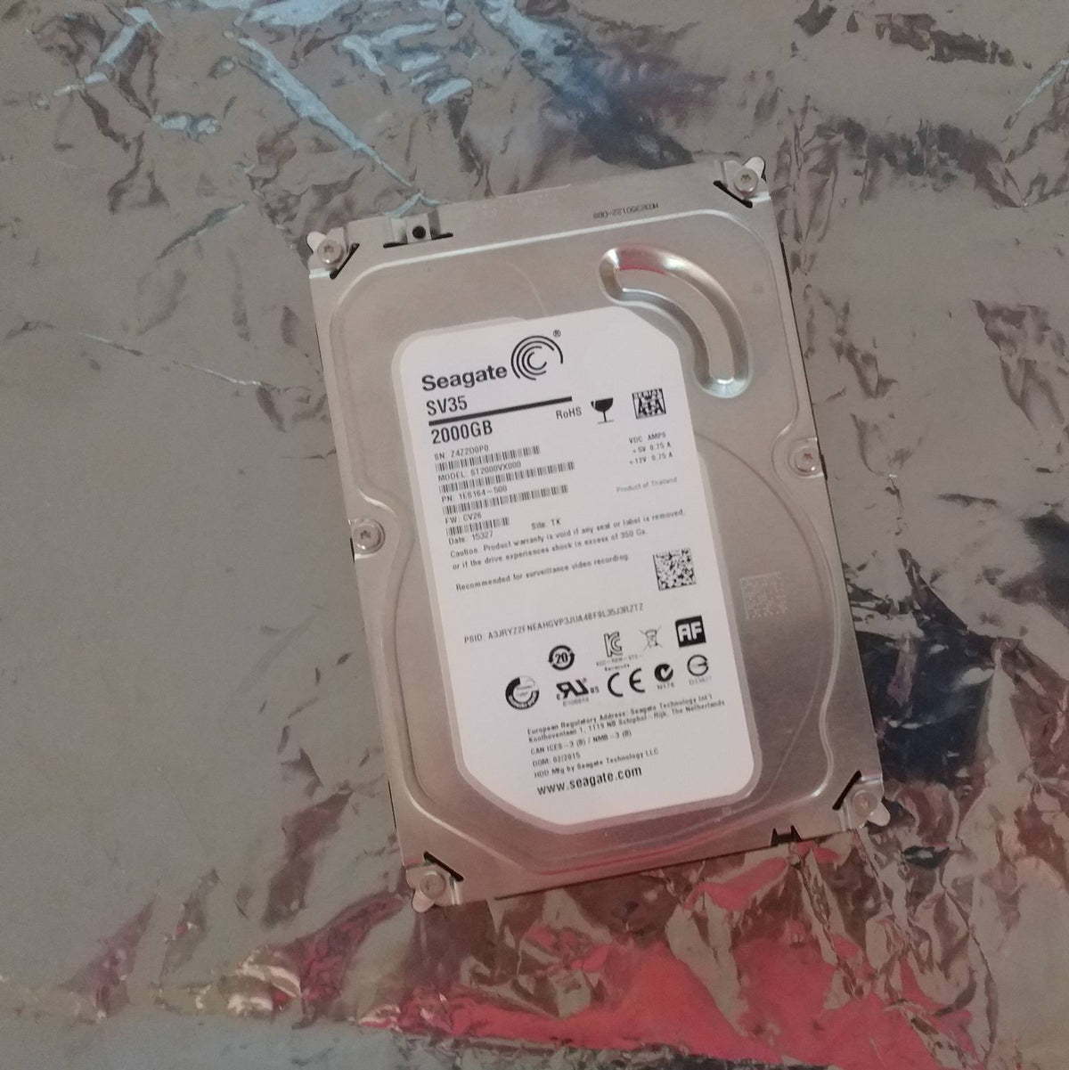 2TB SATA Internal Hard Drive M926889