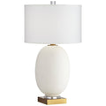 Gold White Table Lamp M90955