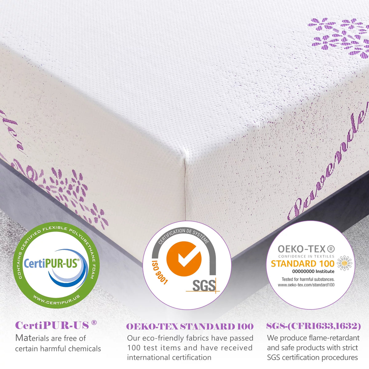 10 inches Queen Memory Foam Mattress L936509