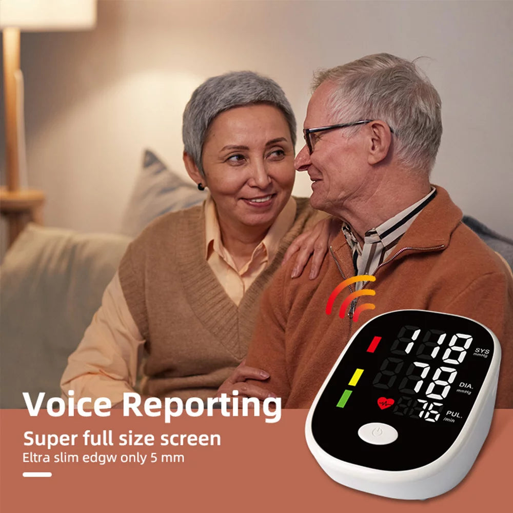 Automatic Digital Blood Pressure Monitor with Adjustable Cuff H387