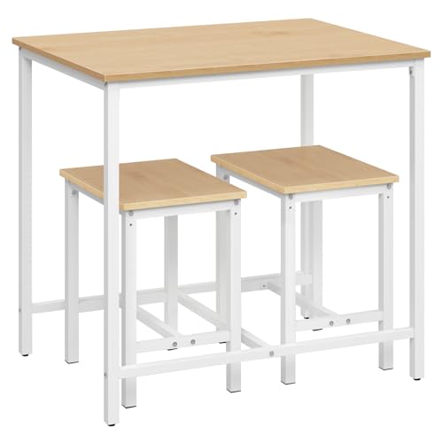 3-Piece Industrial Dining Table Set U131172