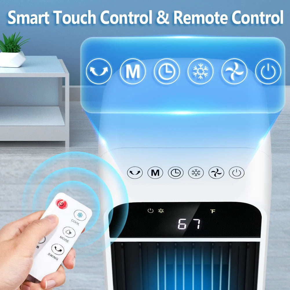 Evaporative Air Cooler Tower Fan 3-in-1 Humidifier Z530546