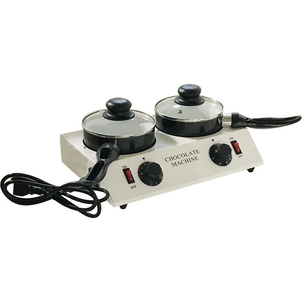 Double Cylinders Chocolate Tempering Melting Machine with 2 Pots R701
