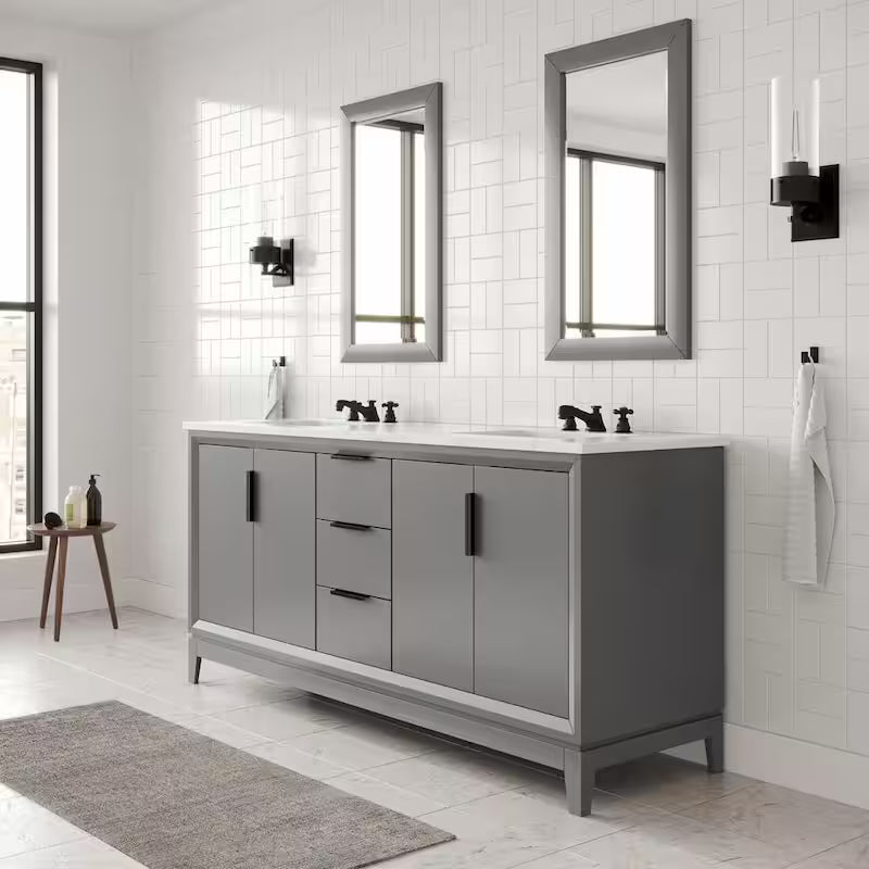 2-Handle Widespread Bathroom Faucet with Pop-Up Drain U699318