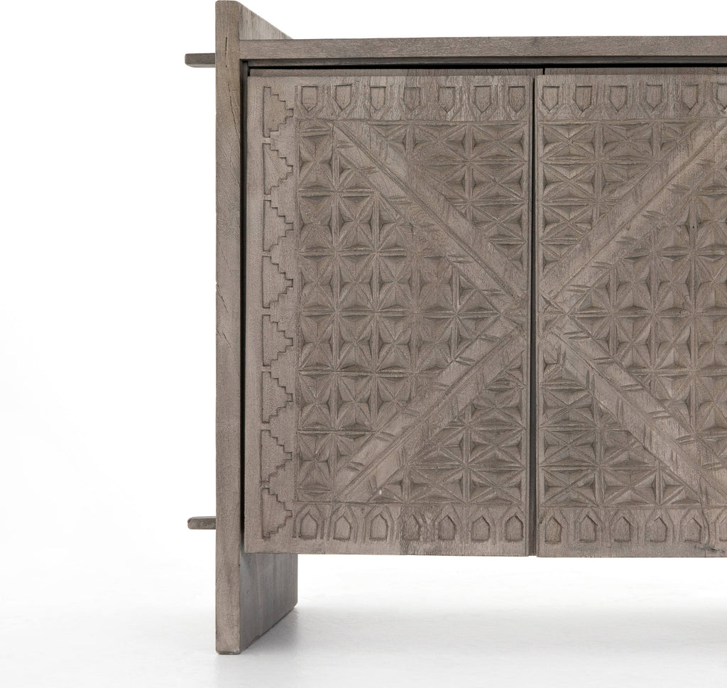 Aged Grey Small Sideboard D865914
