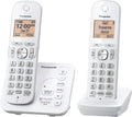 2 Handset Cordless Phone with Digital Answering System and Caller ID White DECT 6.0 L573830