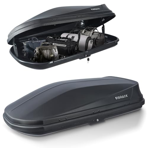 Gray 13 Cubic Feet Rooftop Cargo Box Q13978