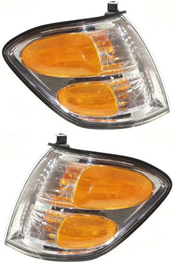 Signal Light Assembly Pair Driver and Passenger Side DOT Certified C1588