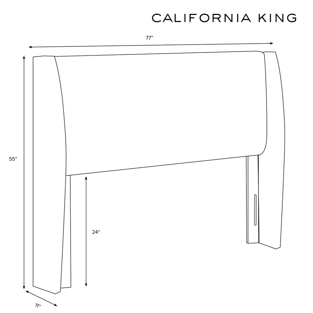 Blush Linen Wingback Headboard T170761