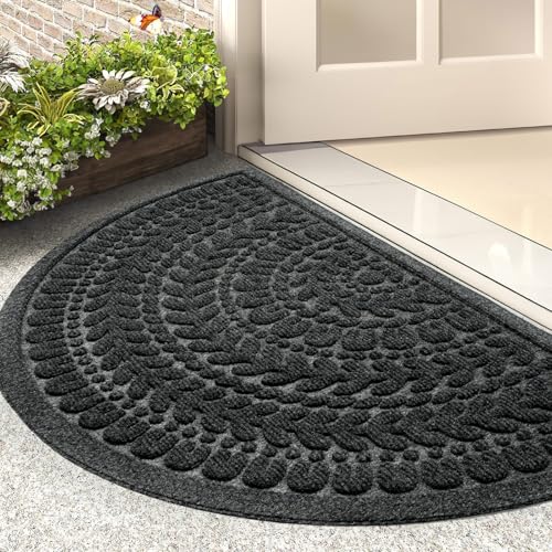 Half Circle Door Mat 17”x30” K2611