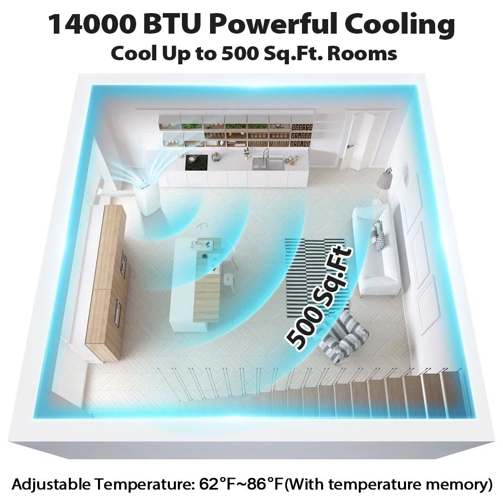 Portable Air Conditioners 10200BTU Dehumidifier Air Filter Z17570