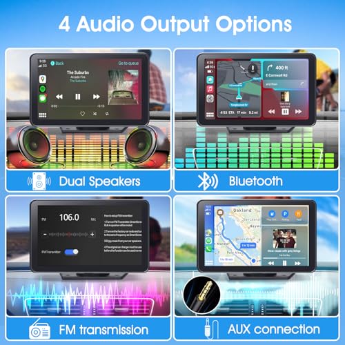 7" HD Touchscreen Car Stereo with Backup Camera M5045