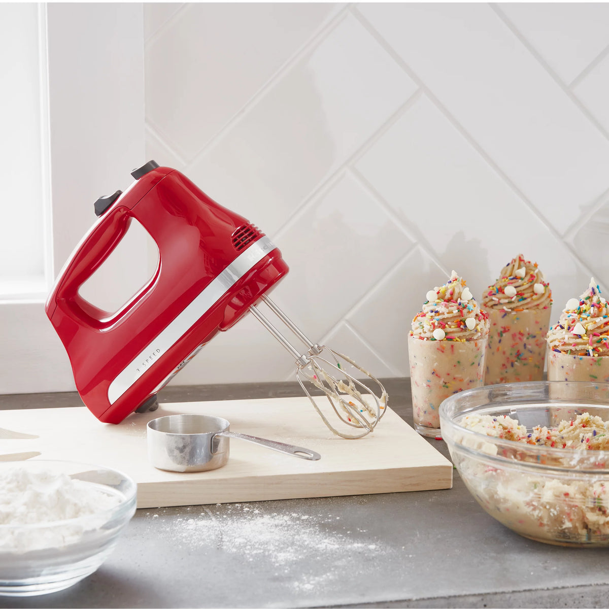 3 Speed Hand Mixer, Empire Red G969