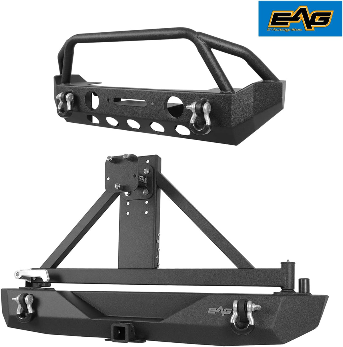 Front and Rear Bumper with Tire Carrier Combo T219495
