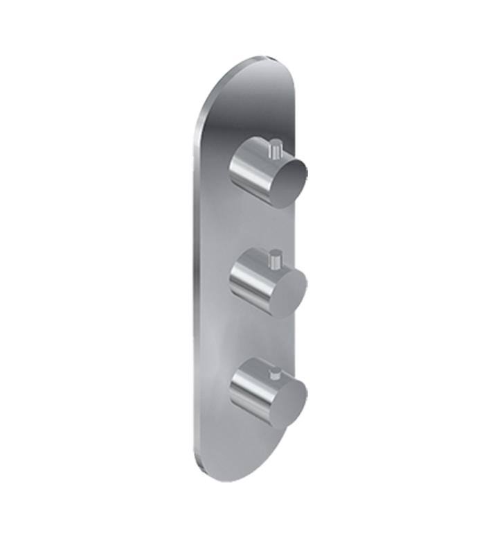 Olive Bronze Thermostatic Valve Trim Plate with Handle F4444