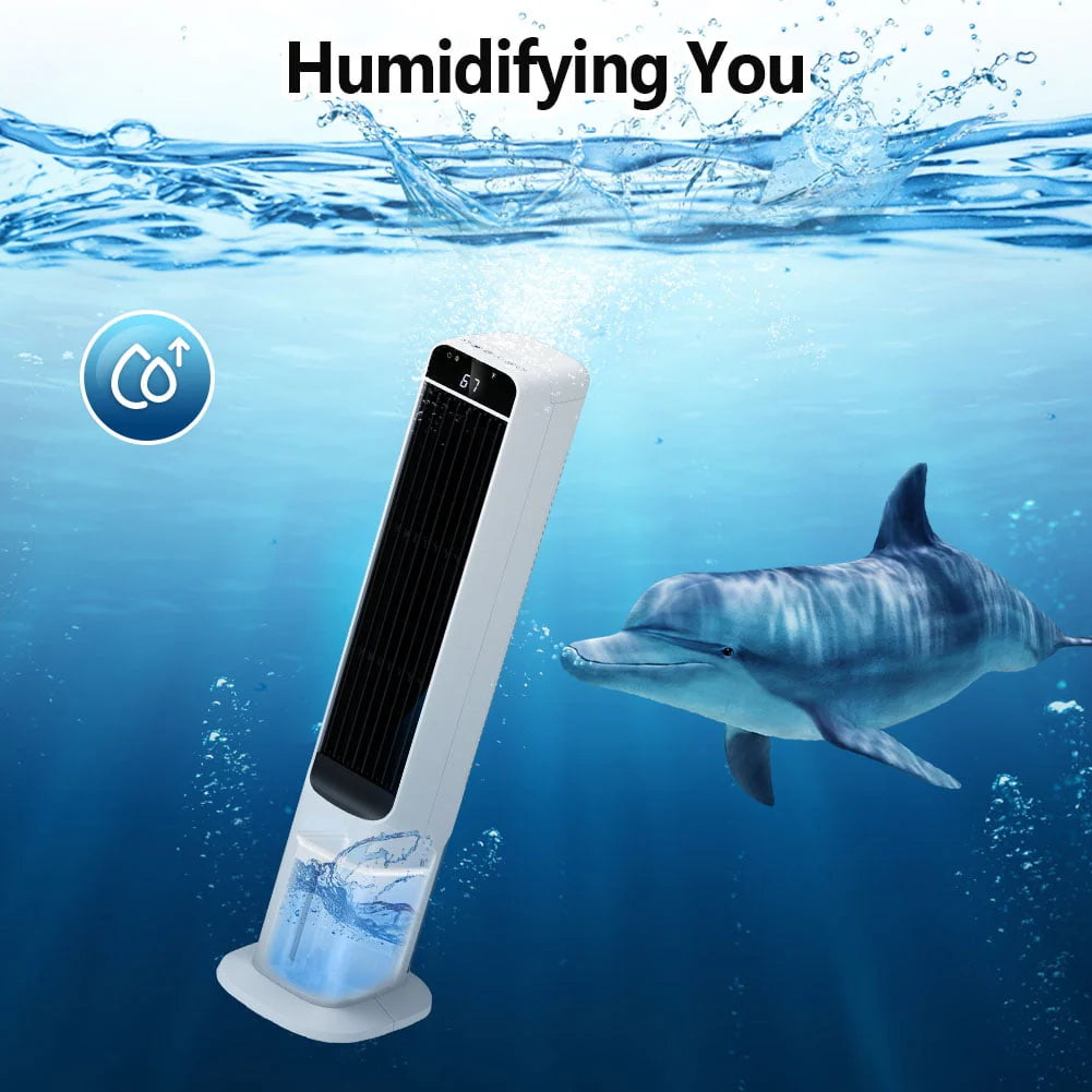 Evaporative Air Cooler Tower Fan 3-in-1 Humidifier Z530546