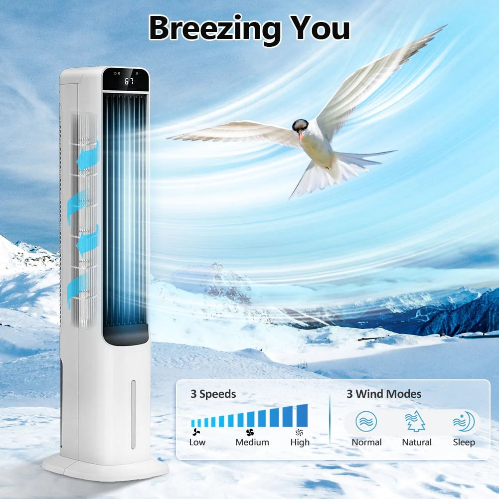 Evaporative Air Cooler Tower Fan 3-in-1 Humidifier Z530546