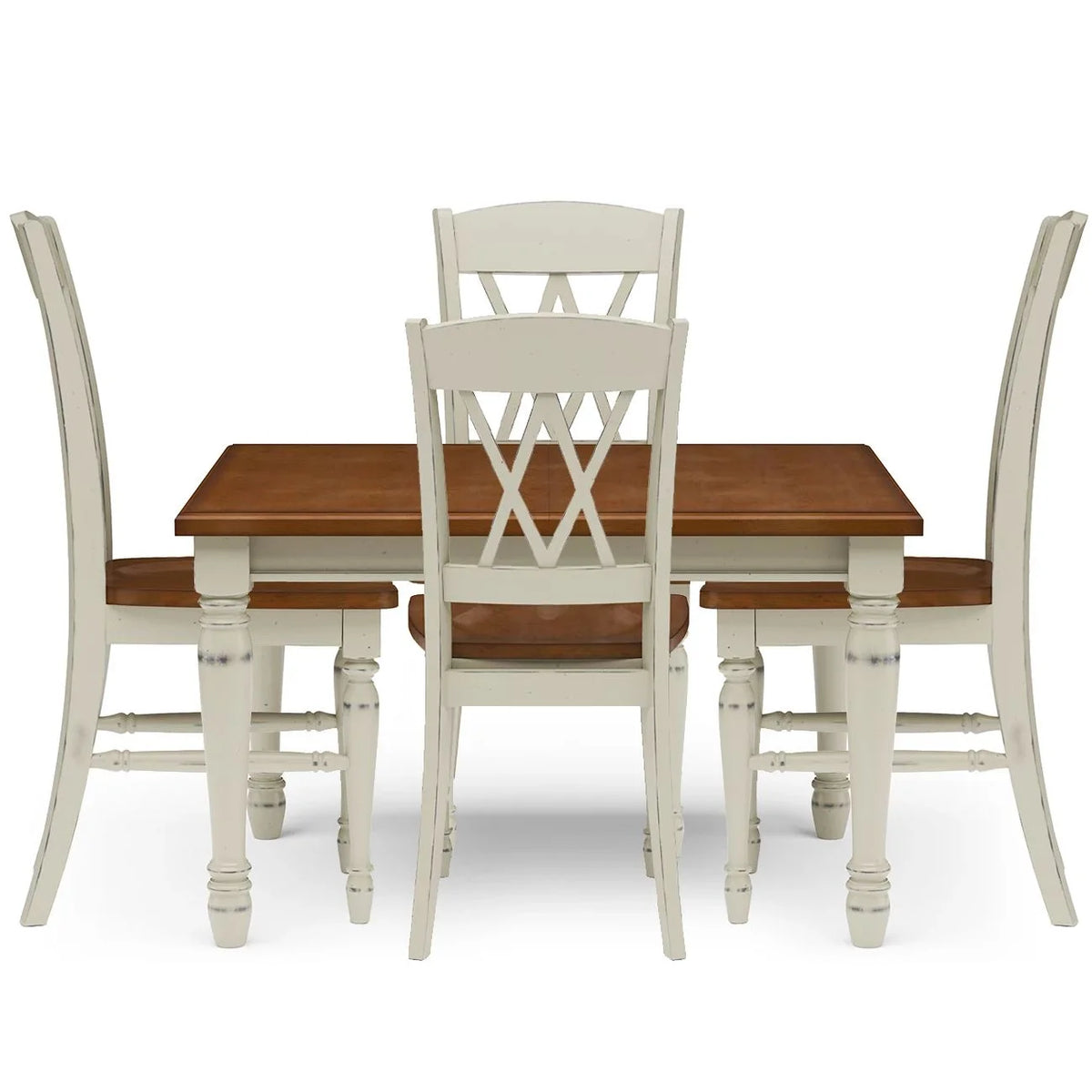 5 Piece Dining Table with 4 Chair Set R731946