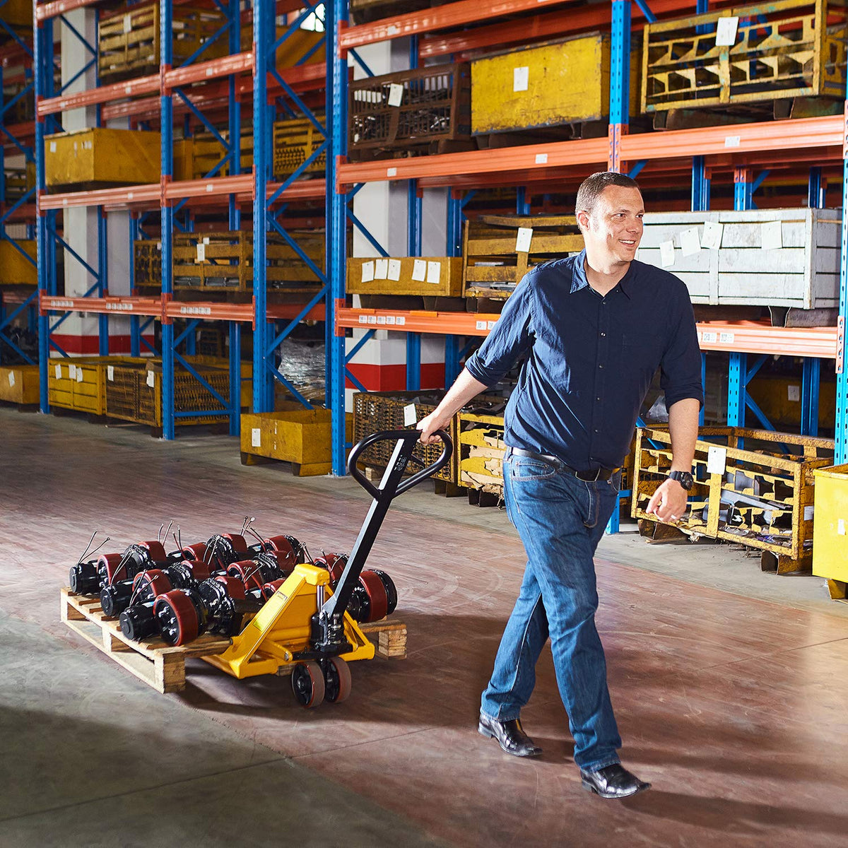 Heavy Duty Pallet Jack Truck 6600lbs Capacity Y67440