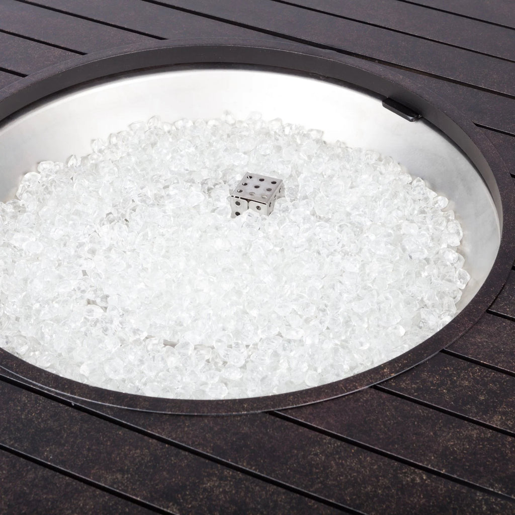 47" Wide 40,000 BTU Freestanding Liquid Propane Round Table Fire Pit O804